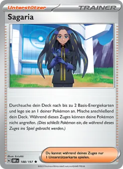 Karte Sagaria aus Obsidian Flammen, Nummer 188/197
