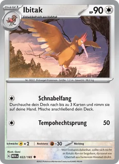Karte Ibitak aus 151, Nummer 022/165