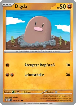Karte Digda aus 151, Nummer 050/165