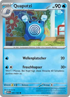 Karte Quaputzi aus 151, Nummer 061/165
