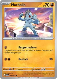 Karte Machollo aus 151, Nummer 066/165