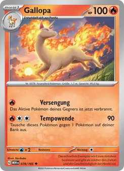Karte Gallopa aus 151, Nummer 078/165