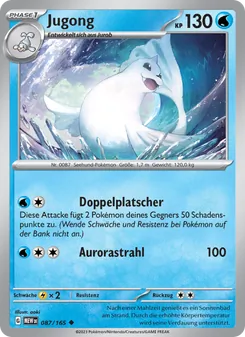 Karte Jugong aus 151, Nummer 087/165