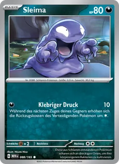 Karte Sleima aus 151, Nummer 088/165