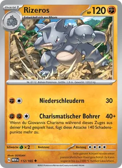 Karte Rizeros aus 151, Nummer 112/165
