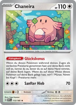 Karte Chaneira aus 151, Nummer 113/165