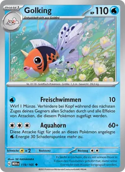 Karte Golking aus 151, Nummer 119/165