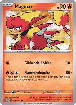 Karte Magmar aus 151, Nummer 126/165