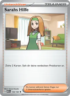 Karte Sarahs Hilfe aus 151, Nummer 158/165