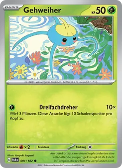 Karte Gehweiher aus Paradoxrift, Nummer 001/182