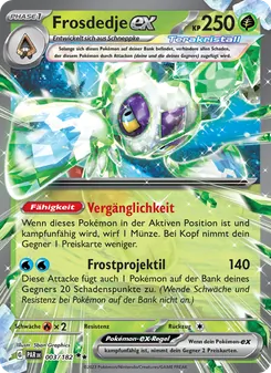 Karte Frosdedje-ex aus Paradoxrift, Nummer 003/182