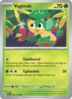Karte Vegimak aus Paradoxrift, Nummer 004/182
