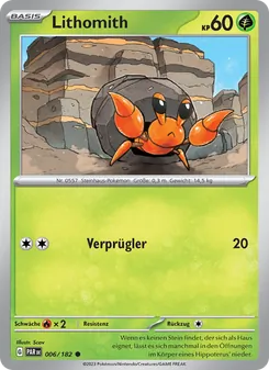 Karte Lithomith aus Paradoxrift, Nummer 006/182
