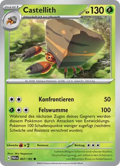 Karte Castellith aus Paradoxrift, Nummer 007/182