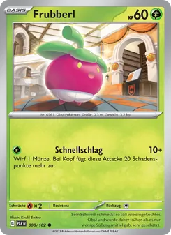 Karte Frubberl aus Paradoxrift, Nummer 008/182