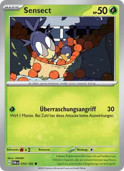 Karte Sensect aus Paradoxrift, Nummer 010/182