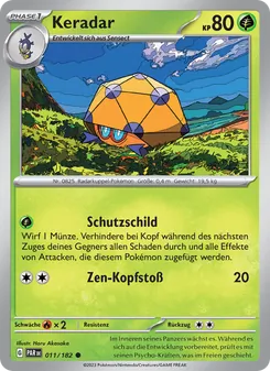 Karte Keradar aus Paradoxrift, Nummer 011/182