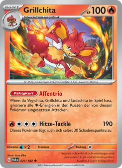 Karte Grillchita aus Paradoxrift, Nummer 021/182