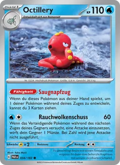 Karte Octillery aus Paradoxrift, Nummer 034/182