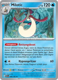 Karte Milotic aus Paradoxrift, Nummer 036/182