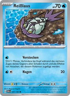 Karte Reißlaus aus Paradoxrift, Nummer 047/182