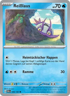 Karte Reißlaus aus Paradoxrift, Nummer 048/182