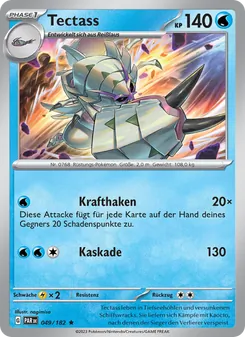 Karte Tectass aus Paradoxrift, Nummer 049/182