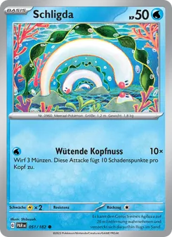 Karte Schligda aus Paradoxrift, Nummer 051/182