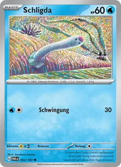 Karte Schligda aus Paradoxrift, Nummer 052/182