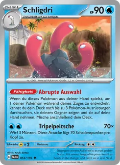 Karte Schligdri aus Paradoxrift, Nummer 053/182