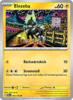 Karte Elezeba aus Paradoxrift, Nummer 062/182