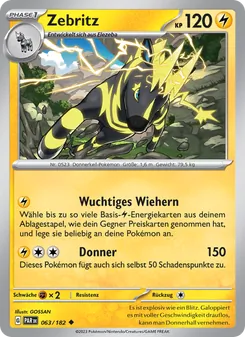 Karte Zebritz aus Paradoxrift, Nummer 063/182