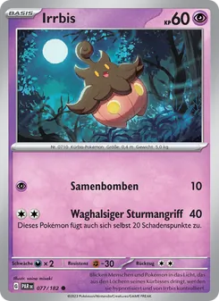 Karte Irrbis aus Paradoxrift, Nummer 077/182