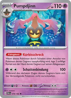Karte Pumpdjinn aus Paradoxrift, Nummer 078/182