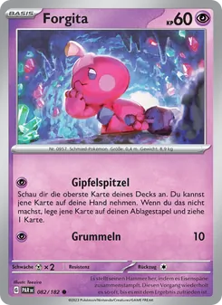 Karte Forgita aus Paradoxrift, Nummer 082/182