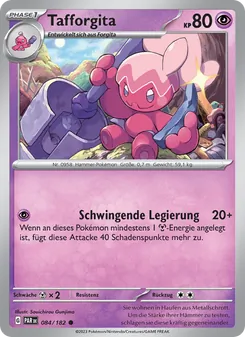 Karte Tafforgita aus Paradoxrift, Nummer 084/182