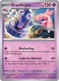 Karte Granforgita aus Paradoxrift, Nummer 085/182
