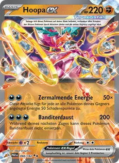 Karte Hoopa-ex aus Paradoxrift, Nummer 098/182