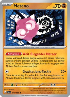 Karte Meteno aus Paradoxrift, Nummer 099/182