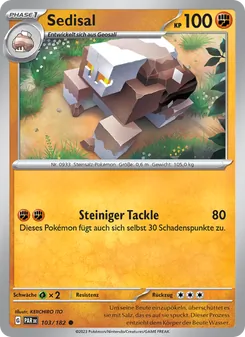 Karte Sedisal aus Paradoxrift, Nummer 103/182