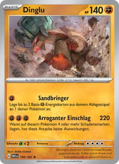 Karte Dinglu aus Paradoxrift, Nummer 109/182