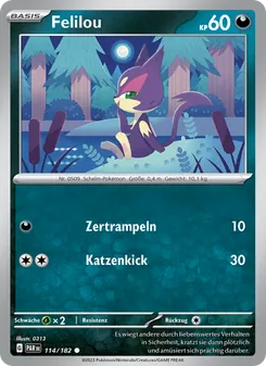 Karte Felilou aus Paradoxrift, Nummer 114/182