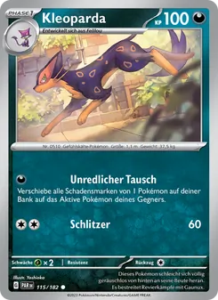 Karte Kleoparda aus Paradoxrift, Nummer 115/182