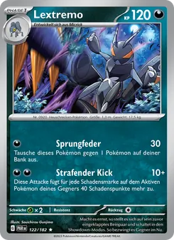 Karte Lextremo aus Paradoxrift, Nummer 122/182