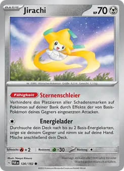 Karte Jirachi aus Paradoxrift, Nummer 126/182