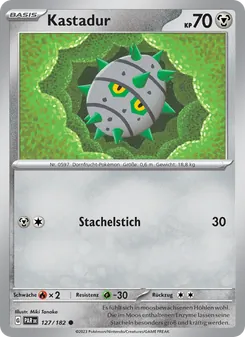 Karte Kastadur aus Paradoxrift, Nummer 127/182