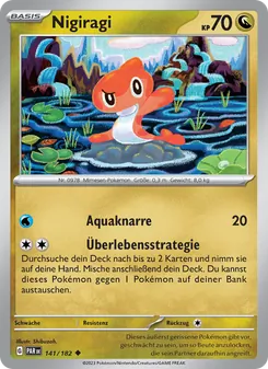 Karte Nigiragi aus Paradoxrift, Nummer 141/182