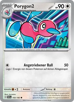 Karte Porygon2 aus Paradoxrift, Nummer 143/182