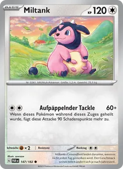 Karte Miltank aus Paradoxrift, Nummer 147/182