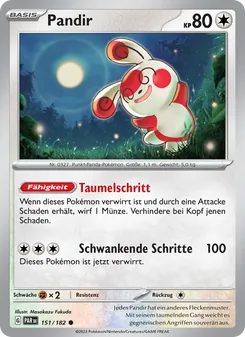 Karte Pandir aus Paradoxrift, Nummer 151/182
